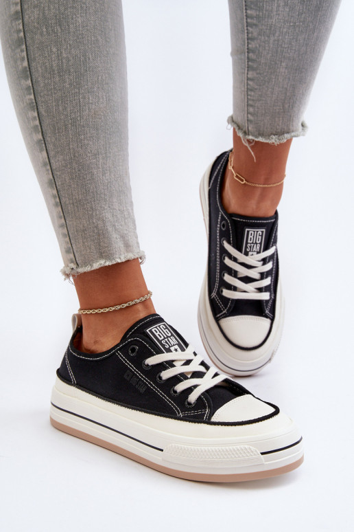 Moteriški batai Big Star NN274204 Juodos spalvos