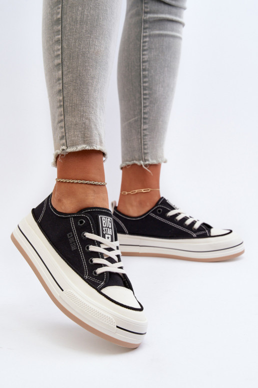 Moteriški batai Big Star NN274204 Juodos spalvos