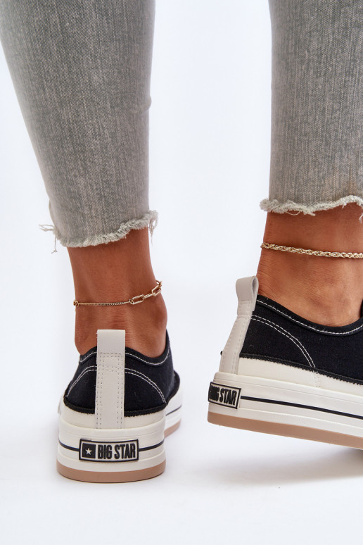 Moteriški batai Big Star NN274204 Juodos spalvos