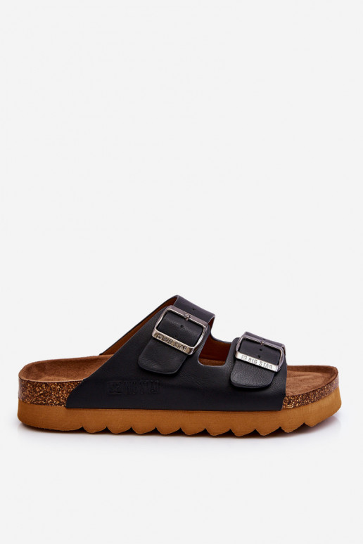   Šlepetės Big Star LL274477 Juodos spalvos