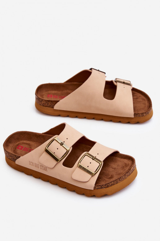   Šlepetės Big Star LL274478 smėlio spalvos