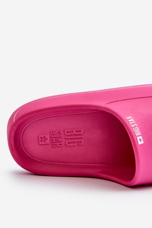  Moteriškos šlepetės Big Star NN274A041 rožinės spalvos