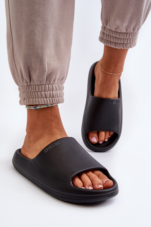  Moteriškos šlepetės Big Star NN274A042 Juodos spalvos