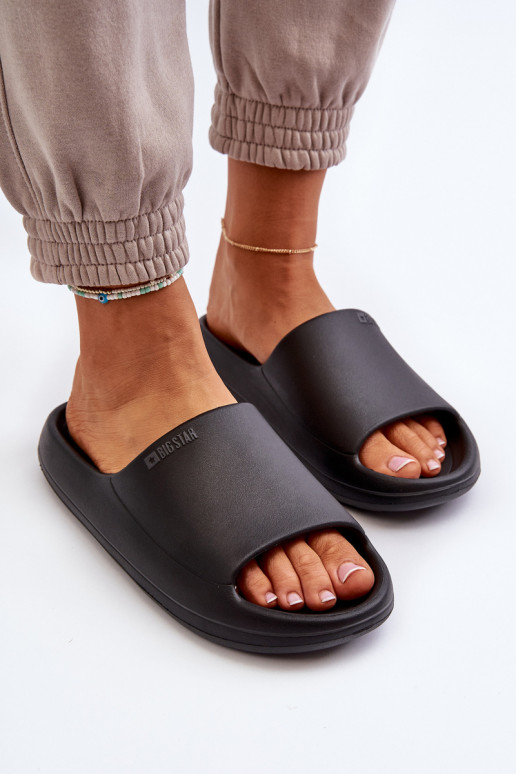  Moteriškos šlepetės Big Star NN274A042 Juodos spalvos