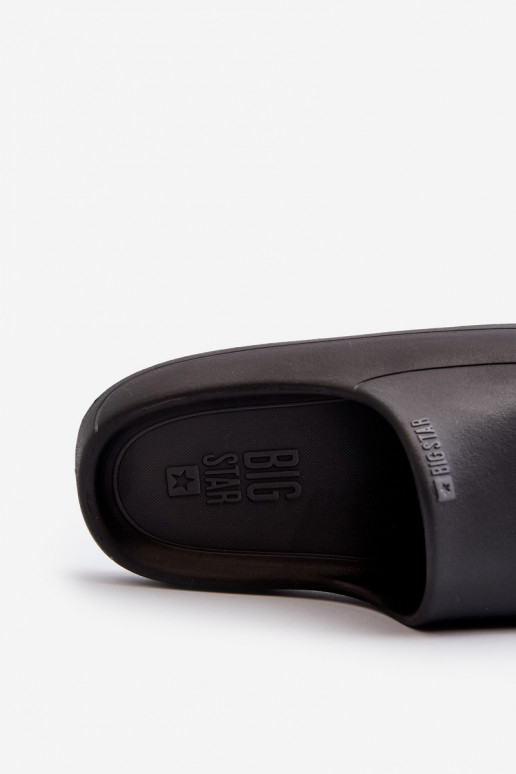  Moteriškos šlepetės Big Star NN274A042 Juodos spalvos