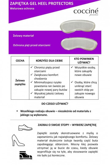 Coccine Gel Heel Protectors kulnų apsaugos priemonės 2