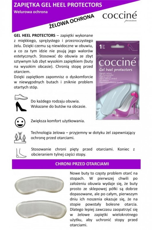 Coccine Gel Heel Protectors kulnų apsaugos priemonės