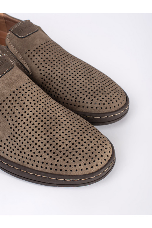 smėlio spalvos mokasinai  