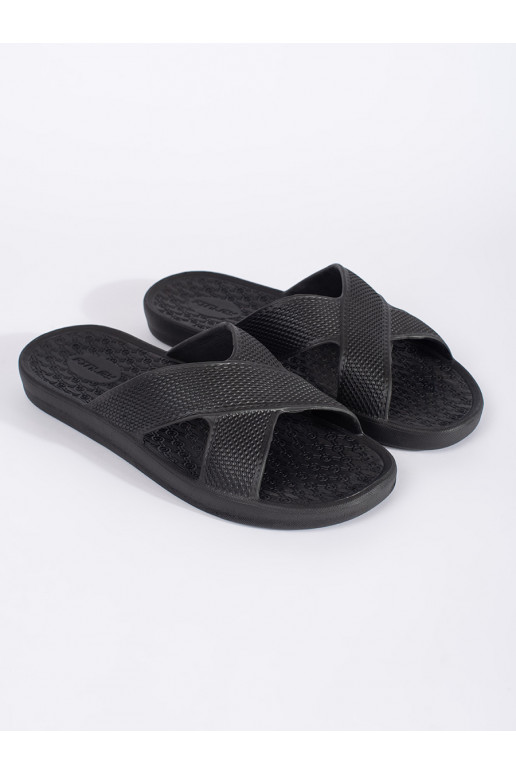 Juodos spalvos Šlepetės  basenowe 