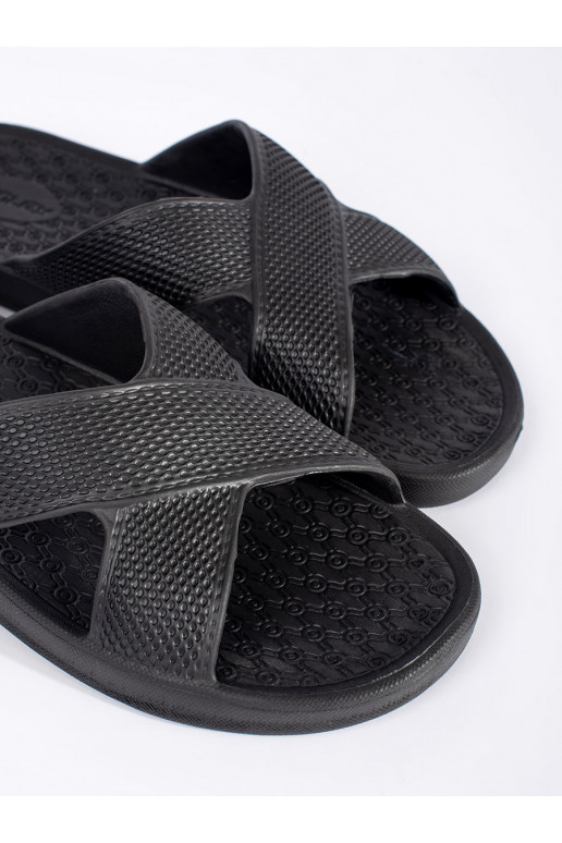 Juodos spalvos Šlepetės  basenowe 