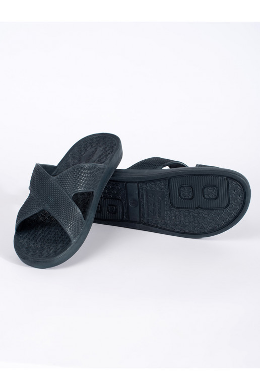 tamsiai mėlynos spalvos Šlepetės  basenowe 