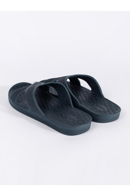 tamsiai mėlynos spalvos Šlepetės  basenowe 