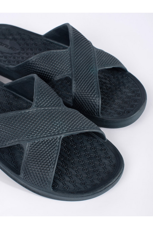 tamsiai mėlynos spalvos Šlepetės  basenowe 