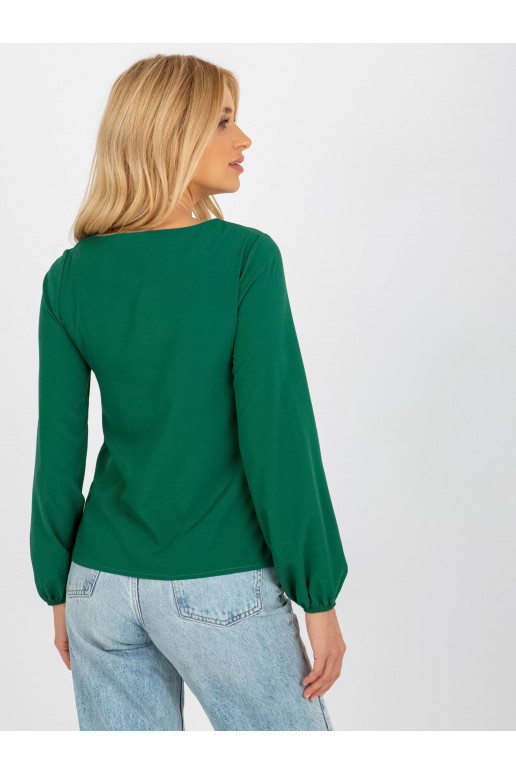 Tamsiai žalios spalvos palaidinė su...