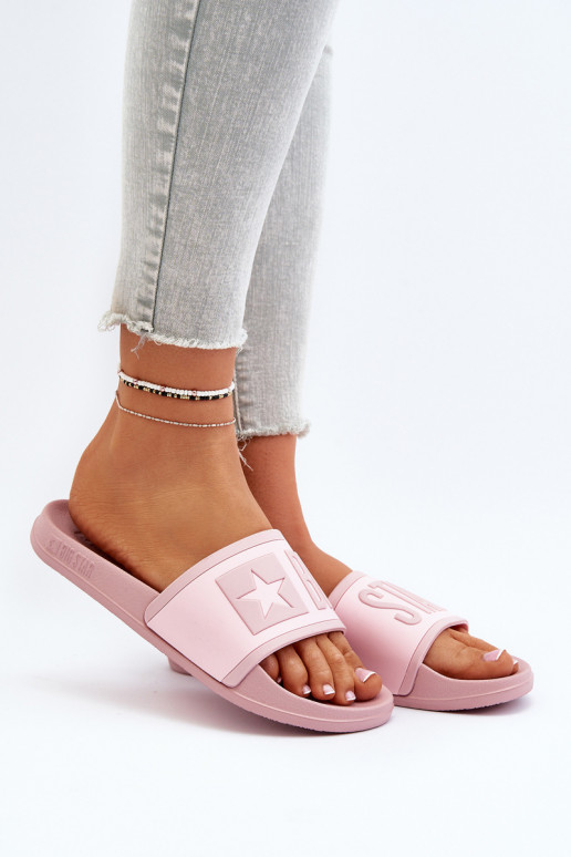  Šlepetės Big Star NN274A647 rožinės spalvos