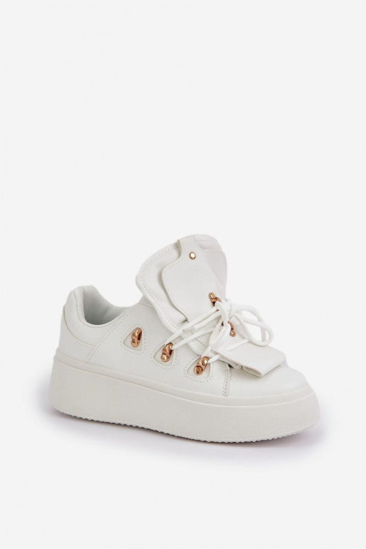  modelio batai  su platforma baltos spalvos Dolistana