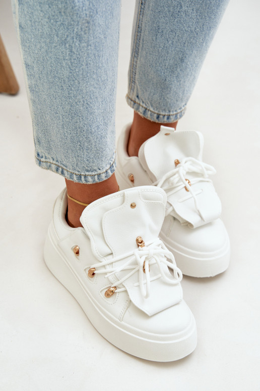  modelio batai  su platforma baltos spalvos Dolistana
