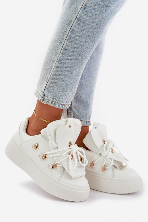  modelio batai  su platforma baltos spalvos Dolistana