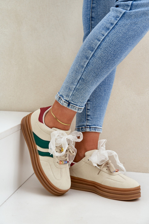  modelio batai  Z Przypinkami smėlio spalvos Jariana