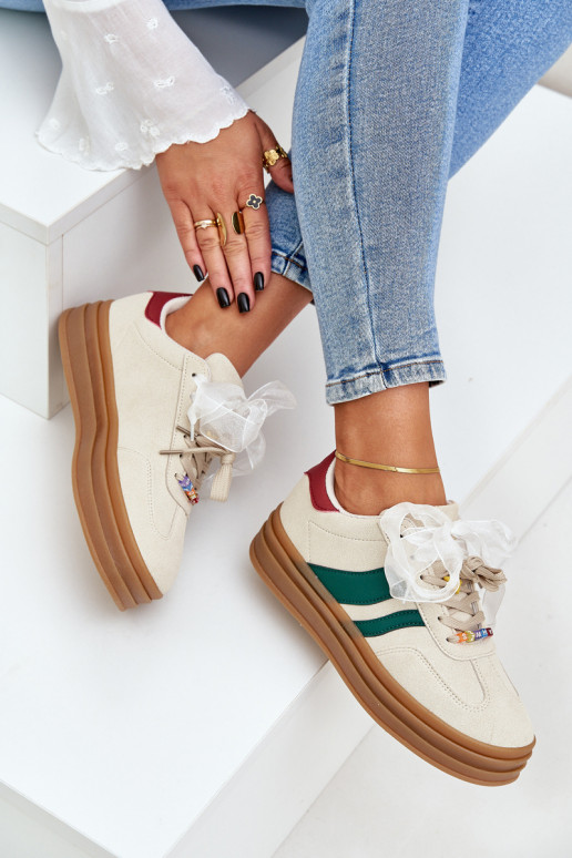  modelio batai  Z Przypinkami smėlio spalvos Jariana