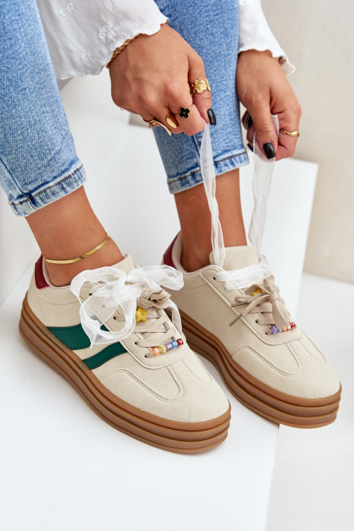  modelio batai  Z Przypinkami smėlio spalvos Jariana