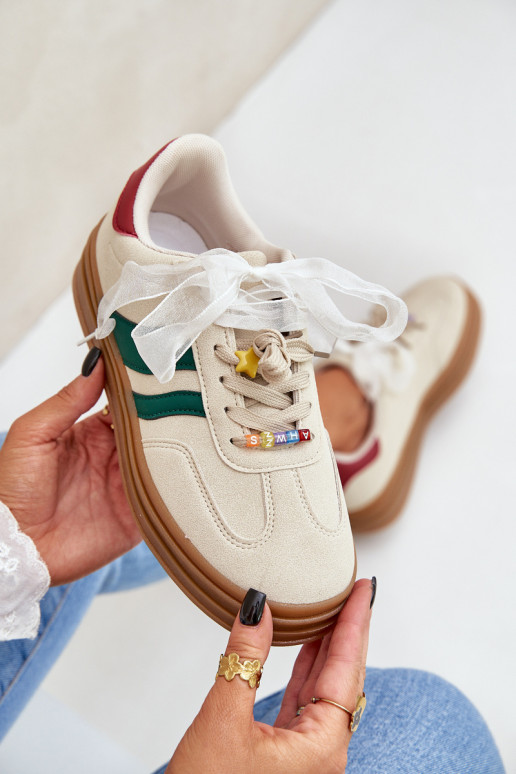  modelio batai  Z Przypinkami smėlio spalvos Jariana