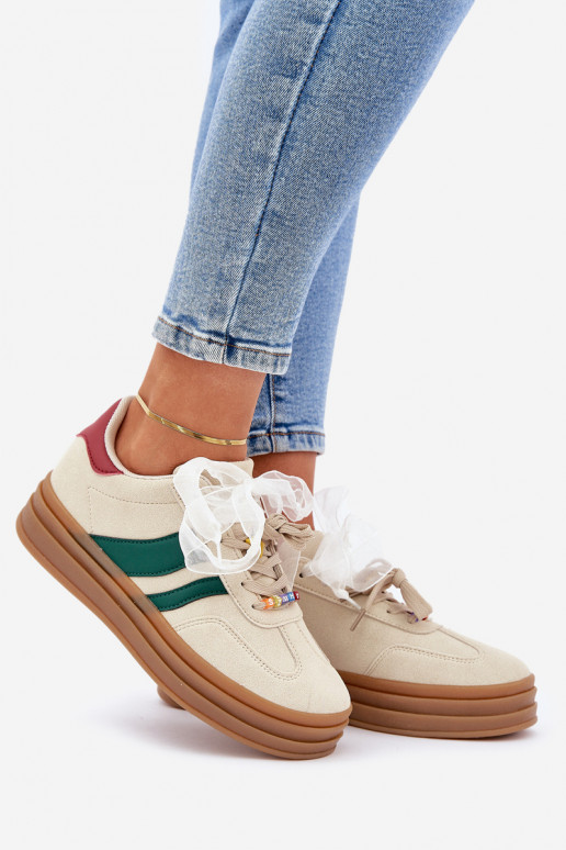  modelio batai  Z Przypinkami smėlio spalvos Jariana