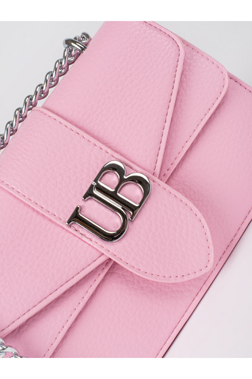 rožinė Moteriška rankinė ze m łańcuszkiem