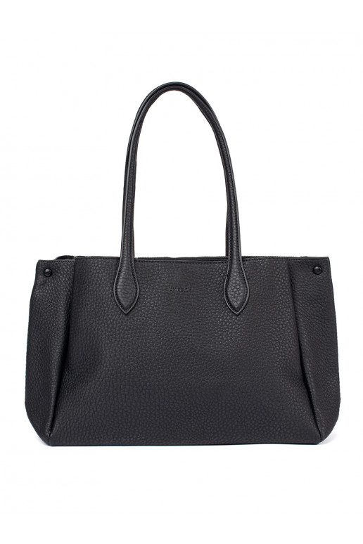 juoda rankinė shopper eko oda