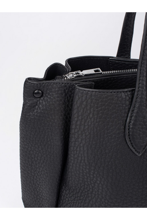 juoda rankinė shopper eko oda