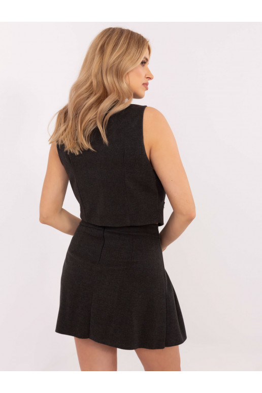 Sijonas tamsiai pilkas