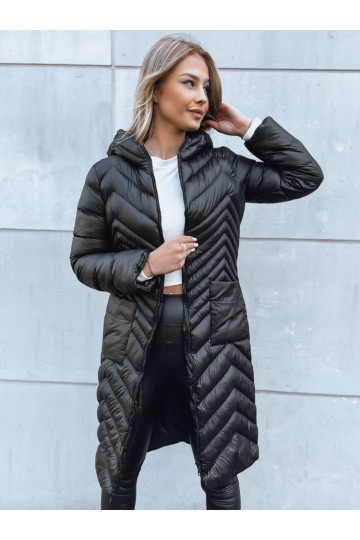 RUNWAY FLAIR moteriška dygsniuota striukė juoda