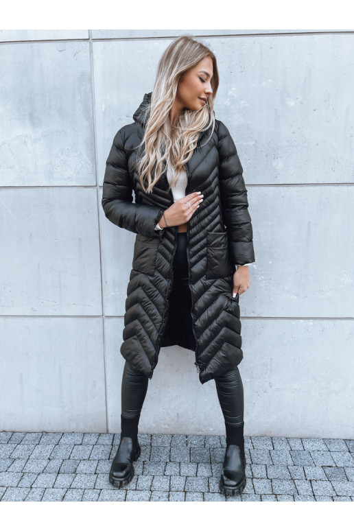RUNWAY FLAIR moteriška dygsniuota striukė juoda