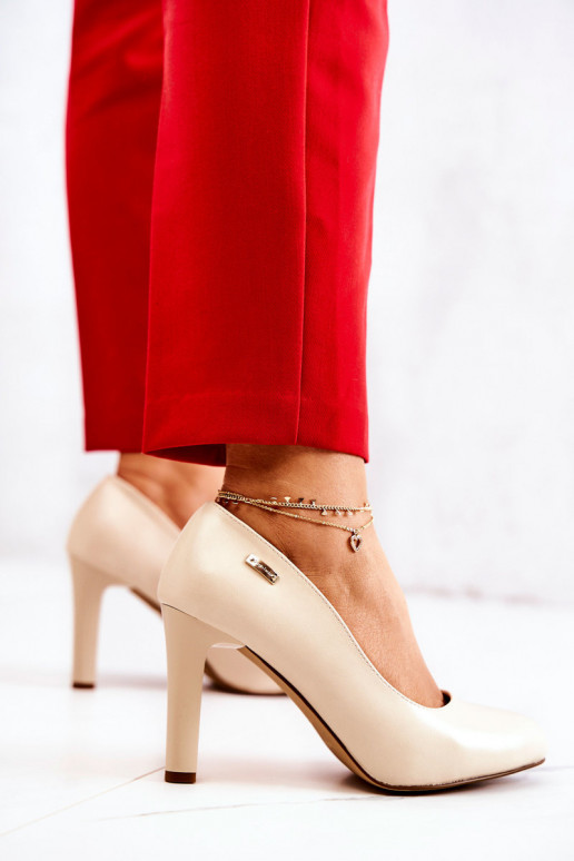 Aukštakulniai bateliai Sergio Leone smėlio spalvos Campbell