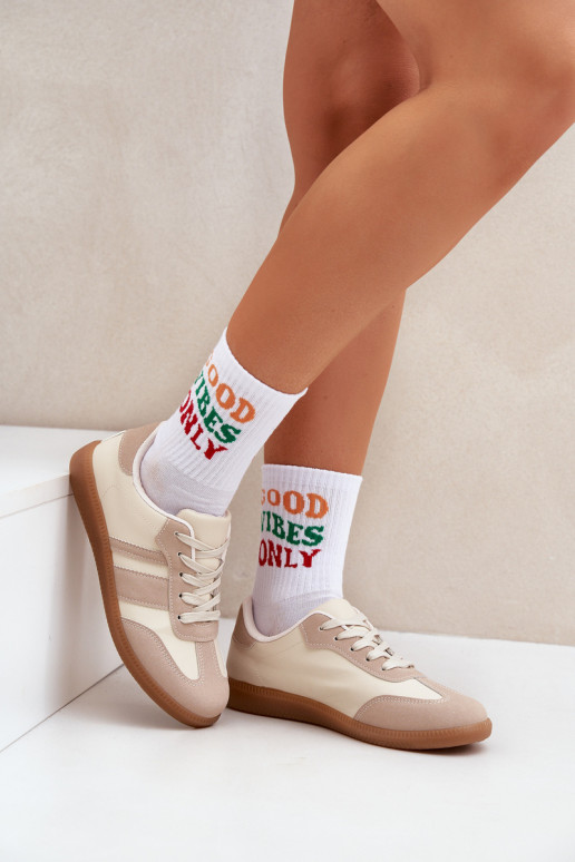   modelio batai  iš eko odos smėlio spalvos Nonalorin