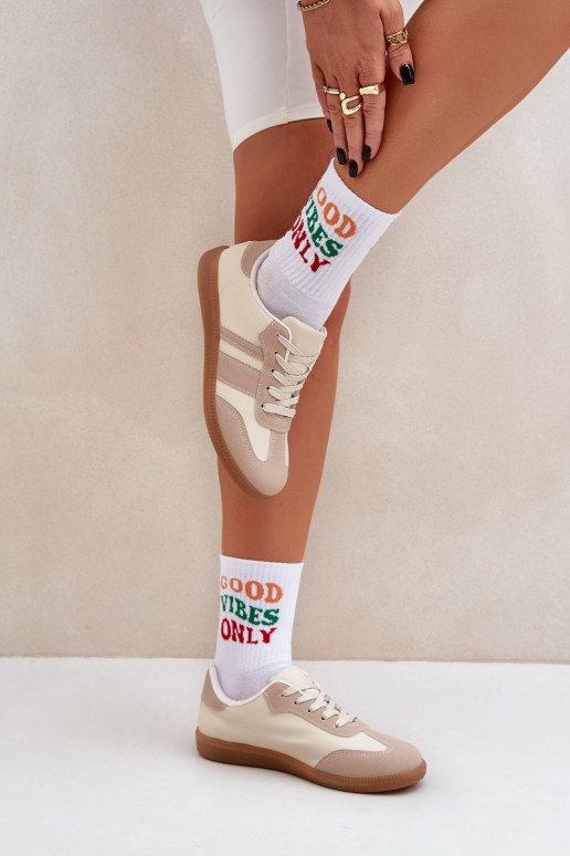   modelio batai  iš eko odos smėlio spalvos Nonalorin