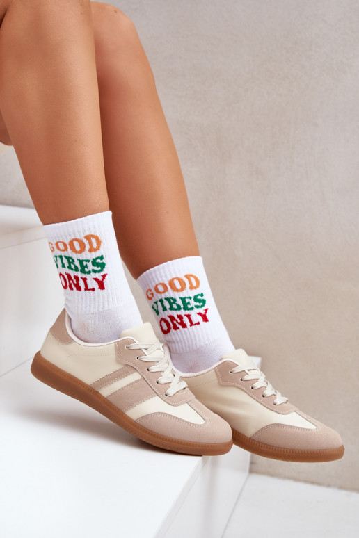   modelio batai  iš eko odos smėlio spalvos Nonalorin