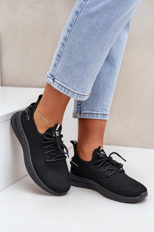  Įsispiriamo modelio sportiniai bateliai  Juodos spalvos Harice