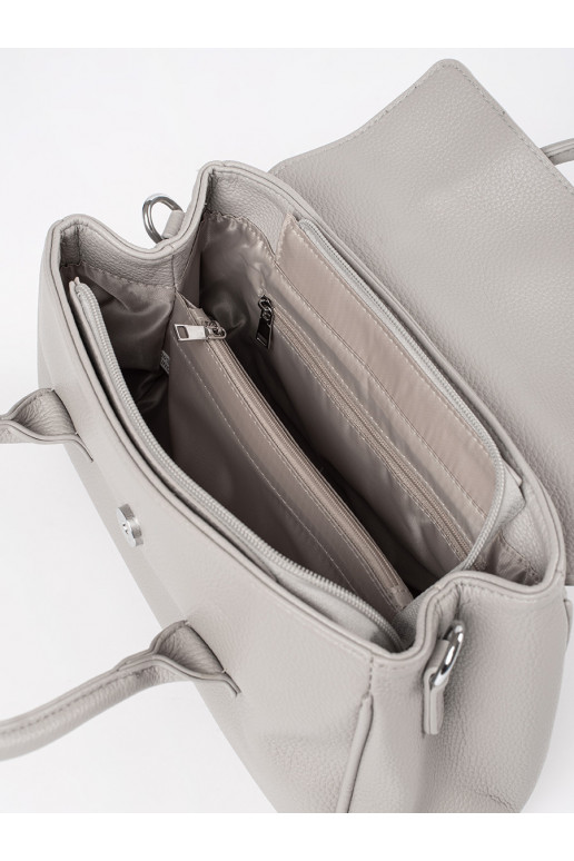 pilka Moteriška rankinė su dirželiais