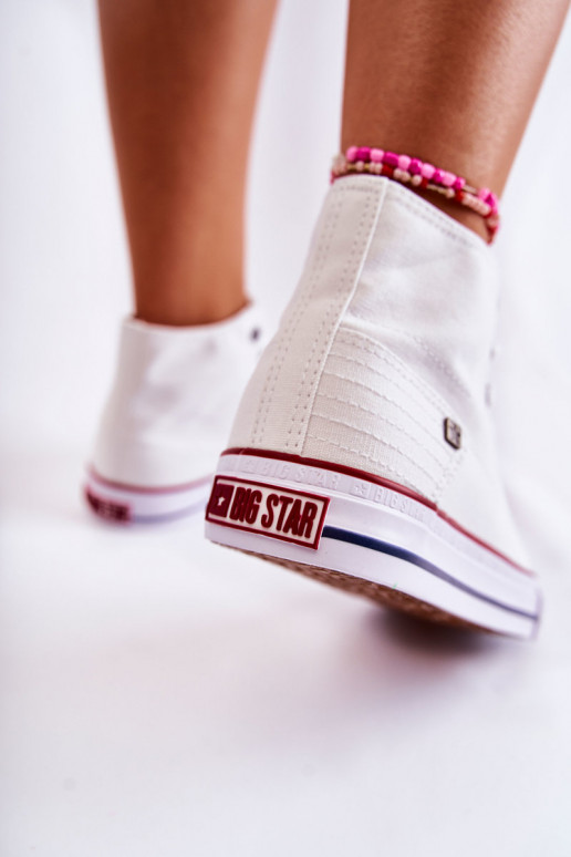  laisvalaikio batai su auliuku Big Star DD274332 baltos spalvos