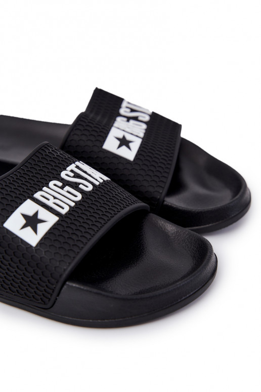 Šlepetės Big Star JJ174505 Juodos spalvos  Šlepetės Big Star JJ174505 Juodos spalvos