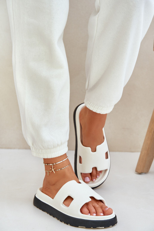  Šlepetės baltos spalvos Neladith