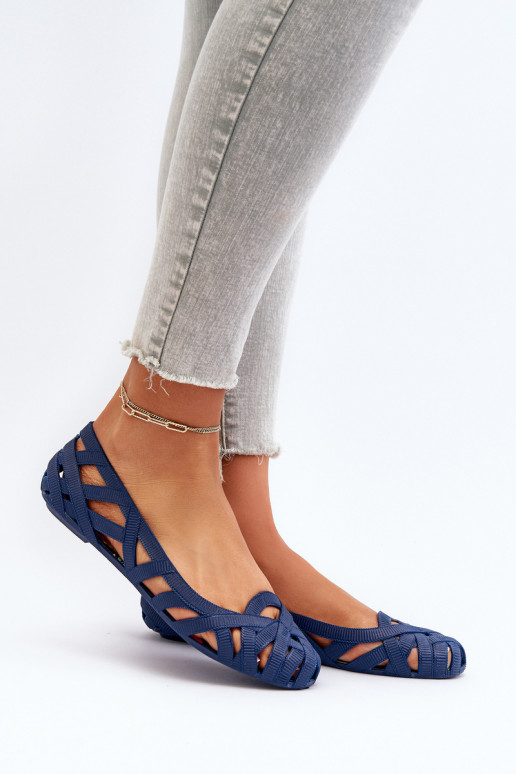  Guminės Balerinos tamsiai mėlynos spalvos Salam