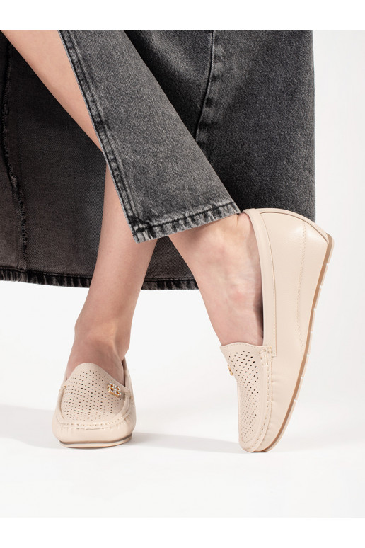 smėlio spalvos moteriški pusbačiai 