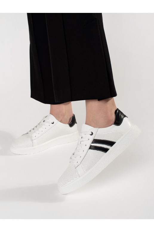 Baltos spalvos sportiniai bateliai  