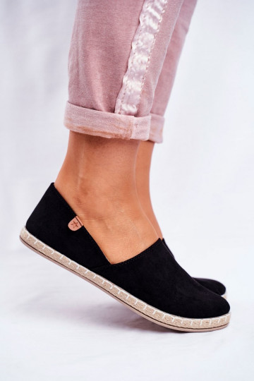Espadrilės su veliūro medžiaga Juodos spalvos Vulcano 2