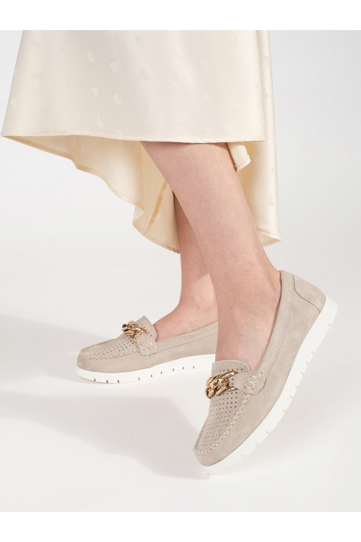    mokasinai su grandinėle su platforma