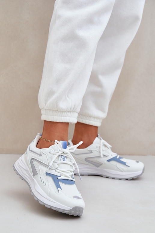 sportiniai bateliai  Big Star NN274A094 HI-POLY SYSTEM Baltos-mėlynos spalvos