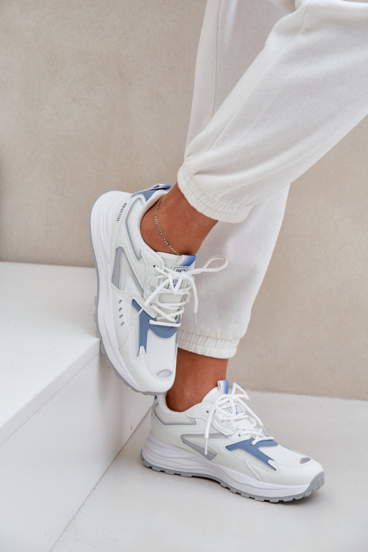 sportiniai bateliai  Big Star NN274A094 HI-POLY SYSTEM Baltos-mėlynos spalvos