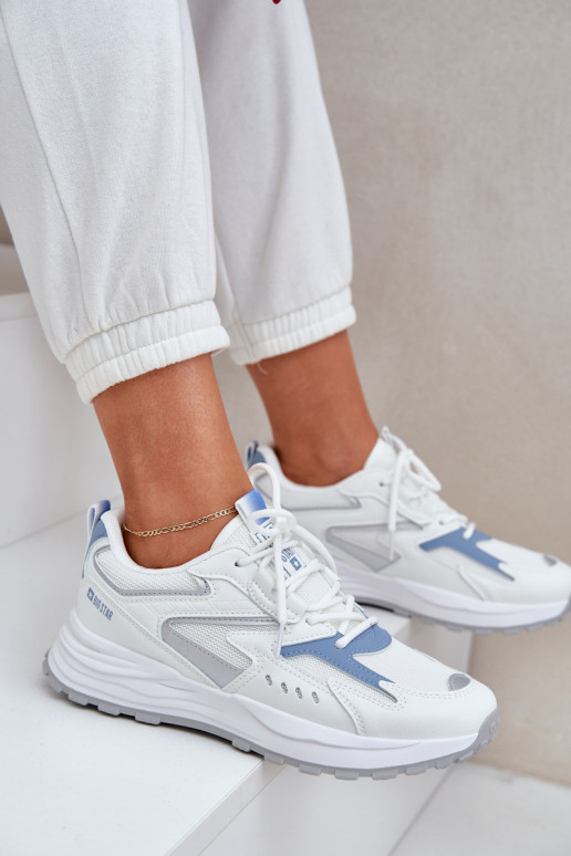 sportiniai bateliai  Big Star NN274A094 HI-POLY SYSTEM Baltos-mėlynos spalvos